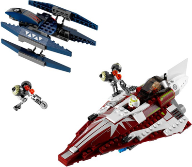 LEGO Set-Ahsoka's Starfighter and Vulture Droid-Star Wars / Star Wars Clone Wars-7751-1-Creative Brick Builders